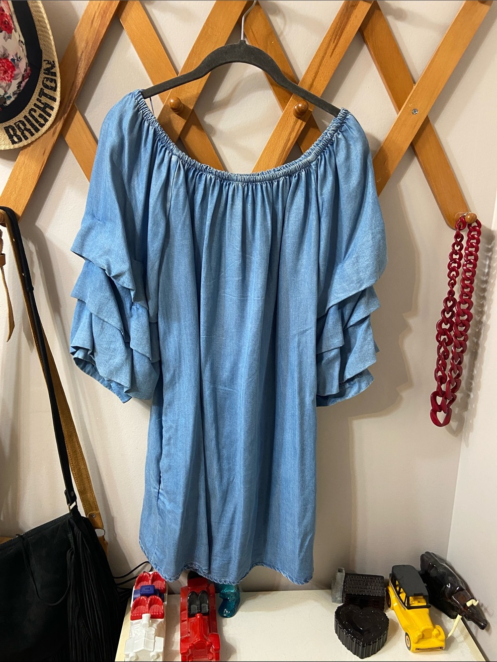 Zara Denim Midi